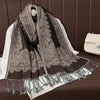 Cashmere-Feel Pashmina Shawl – Women's Warm Winter Scarf Wrap, 70 x 190 cm (27.6 x 74.8 in)