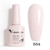Hema-Free TPO-Free Gel Nail Polish 7.5ml, Glitter Jelly & Nude Shades, Soak-Off UV/LED Full Coverage French