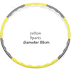 Adjustable Detachable Massage Hula Hoop – 7/8/9-Section Fitness Hoop for Waist Training & Slimming, Portable Lightweight, 26.8"/31.5"/34.6" (68/80/88 cm)