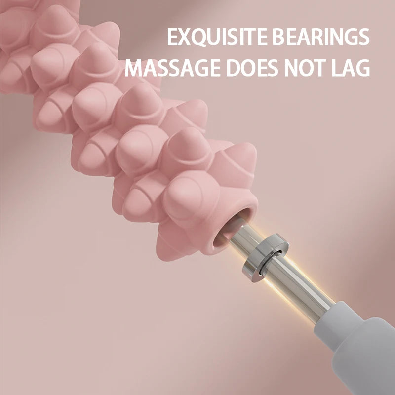 Wolf Tooth Muscle Massage Stick Roller - TPE Deep Tissue Massager for Calves, Thighs, Arms & Forearms, Yoga & Fitness Recovery