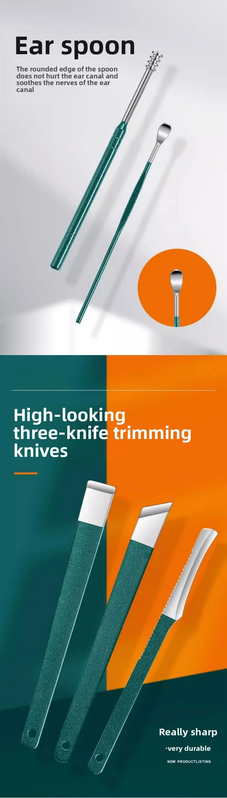 18-Piece Nail Care Set – Portable Carbon Steel Manicure & Pedicure Clippers, Scissors and Trimmers for Men & Women