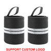 1 Pair Extra Strength Wrist Wraps Weight Lifting Wrist Support Braces for Gym Training Custom Logo
