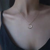 Shiny Butterfly Double Layer Pendant Necklace for Women - Delicate Clavicle Chain Fashion Jewelry Gift