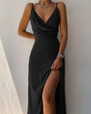 Women's Gradient Print Convertible Off-Shoulder V-Neck Bandage Ankle-Length Summer Dress