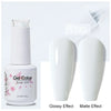 Top & Base 15ml (0.5 fl oz) Gel Nail Polish – Semi-Permanent UV/LED Soak-Off Base Coat and Top Coat, Long-Lasting Manicure