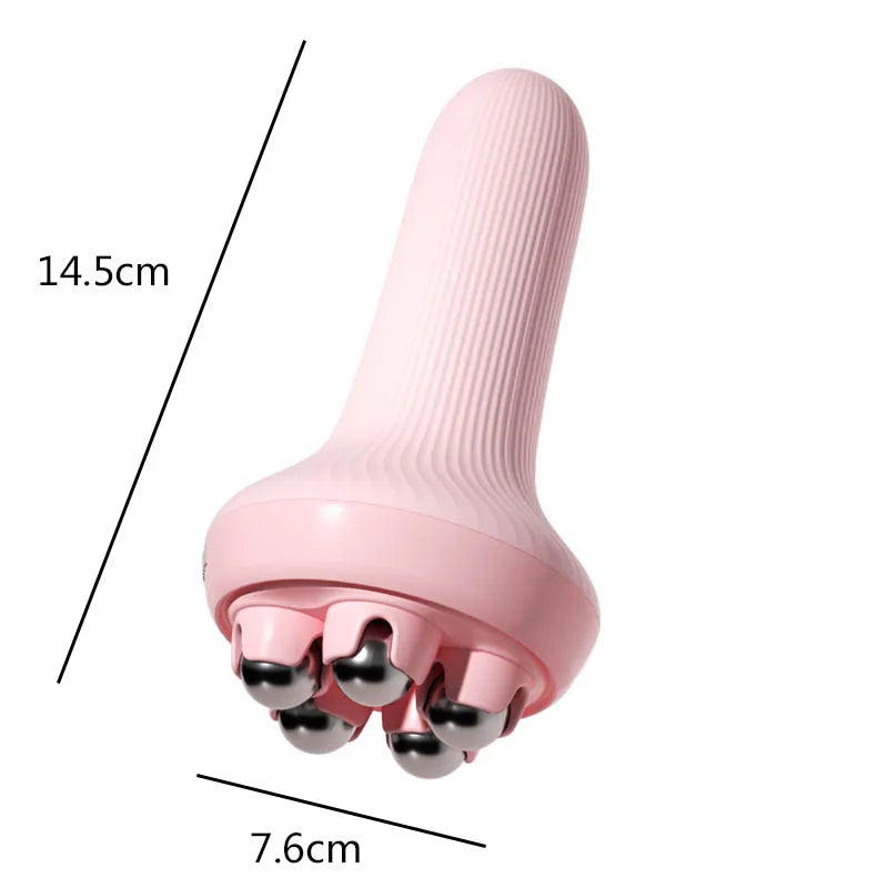 Handheld 360° Roller Massage Ball – Manual Muscle Relaxer for Back, Neck, Shoulders & Legs