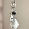 Fluffy 3D Animal Resin Keychain – Alpaca, Elk, Capybara & Goose Cute Bag Charm