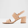 LOSLANDIFEN Women's Open Toe Ankle Strap Chunky Heel Sandals - 5.5 cm (2.17 in) Heel