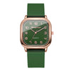 Women's Casual Silicone Strap Quartz Watch 35mm (1.38in) Fashion Square Dial