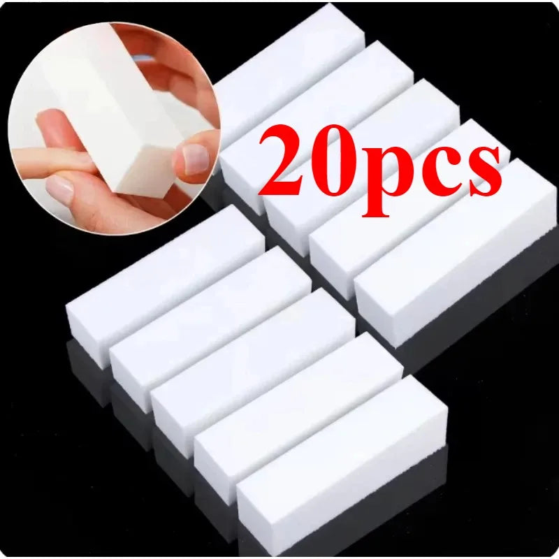 Professional Nail Buffer Blocks 5/10/15/20 Pack – Nail File Polisher Sponge for Manicure & Pedicure