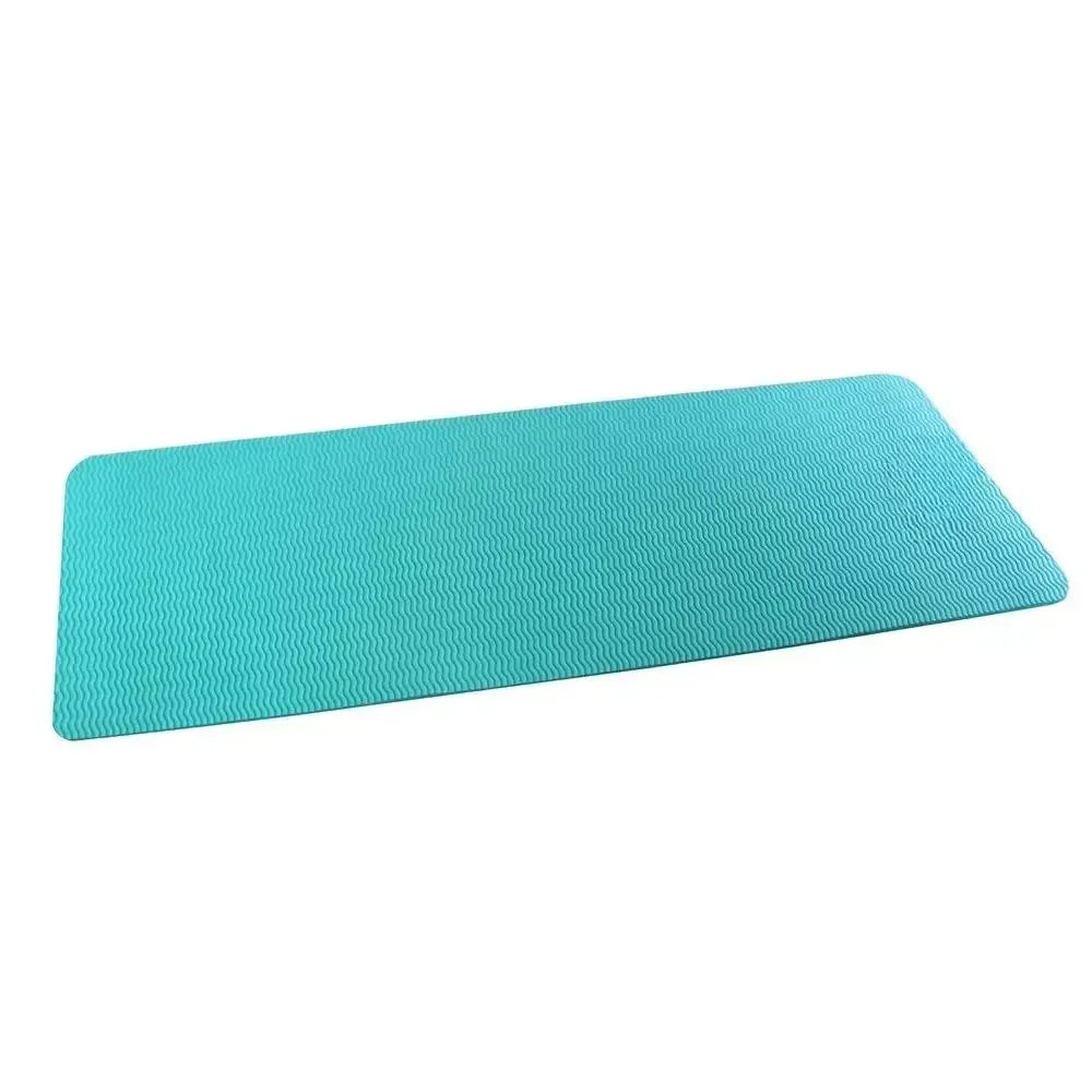 Thick Yoga Exercise Mat 24 x 71 in (61 x 180 cm) – 0.33 in (8 mm) Cushioned Fitness Mat for Pilates, Gymnastics & Camping