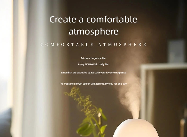 10ml (0.34 fl oz) Water-Soluble Essential Oil for Aroma Diffusers — 17 Scents (Lavender, Rose, Eucalyptus, White Peach, Oolong, Ocean)