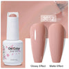 Top & Base 15ml (0.5 fl oz) Gel Nail Polish – Semi-Permanent UV/LED Soak-Off Base Coat and Top Coat, Long-Lasting Manicure