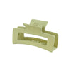 Matte Square Hair Claw Clips – PS Plastic Shark Hairpins for Women & Girls (8.5 cm / 3.3 in & 10.5 cm / 4.1 in)