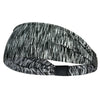 Unisex Sports Headband 1-Pack Moisture-Wicking Elastic Sweatband with Button Yoga Gym Running Hairband One Size (24 cm x 10 cm / 9.4 in x 3.9 in)