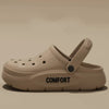 Unisex Breathable Closed-Toe Anti-Slip Summer Slippers — Thick Sole Indoor/Outdoor Casual Sandals