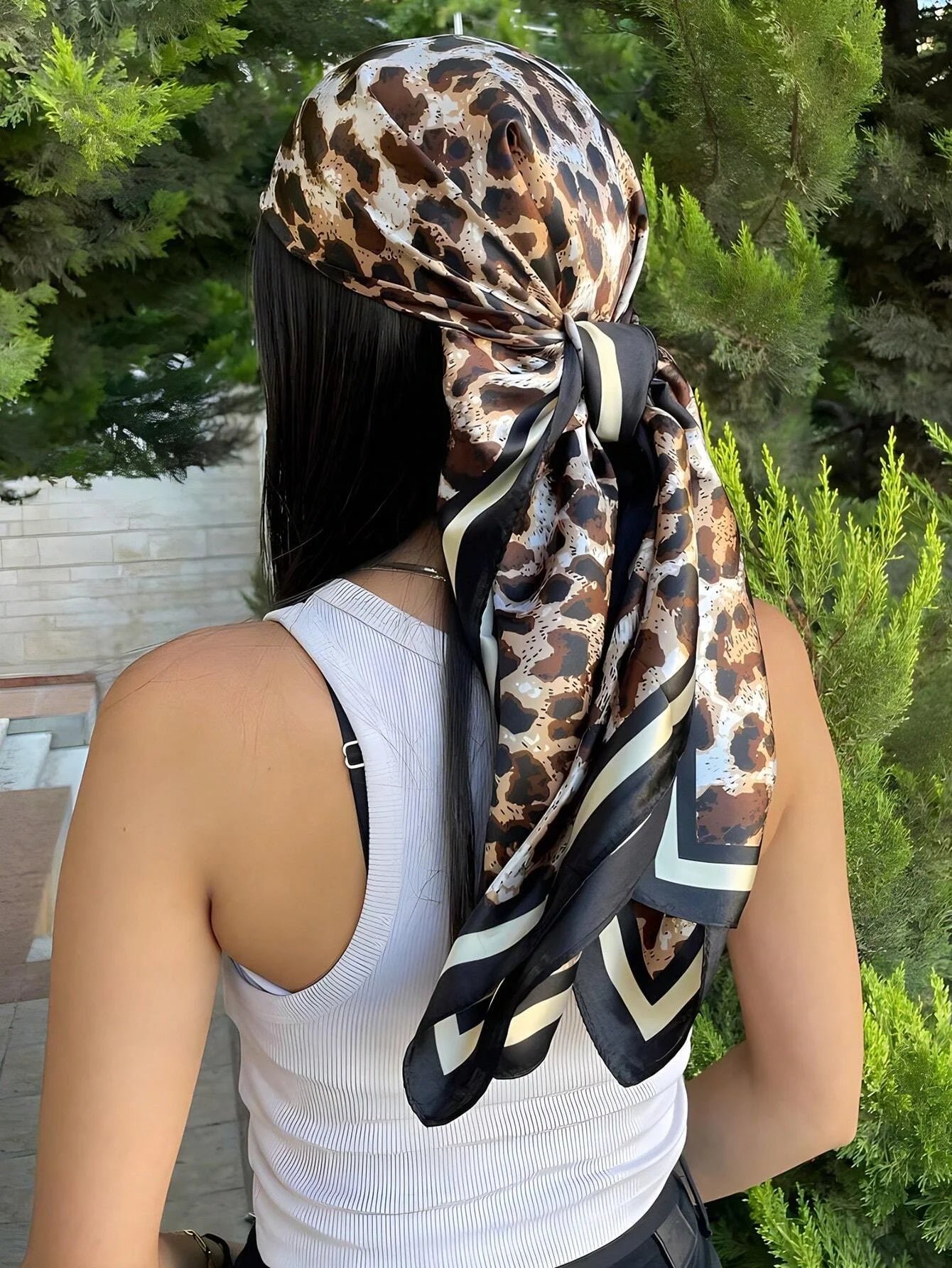 60 Colors Silk-Feel Satin Square Scarf 70 x 70 cm (27.6 x 27.6 in) — Women's Hair Wrap, Bandana, Foulard, Hijab
