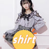 Kawaii Jirai Kei Lolita Y2K Peter Pan Collar Blouse Long Sleeve Cute Japanese-Style Aesthetic Top