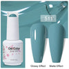 Top & Base 15ml (0.5 fl oz) Gel Nail Polish – Semi-Permanent UV/LED Soak-Off Base Coat and Top Coat, Long-Lasting Manicure