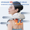 Wireless Neck & Shoulder Massager with Infrared Heat — Cordless Battery-Powered Shiatsu Massage Shawl