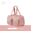 Women's Nylon Travel Weekender Bag - Large Capacity Carry-On Gym Overnight Holdall (44 x 16 x 25 cm / 17.3 x 6.3 x 9.8 in)