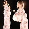 Ankle-Length Kimono Dress for Women – Traditional Japanese Yukata Cosplay Party Ethnic Streetwear