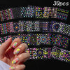 3D Floral Nail Stickers Cherry Blossom Rose Daisy Heart Manicure Decals 20/30/60/70/90 pcs 5.5×6 cm (2.17×2.36 in)