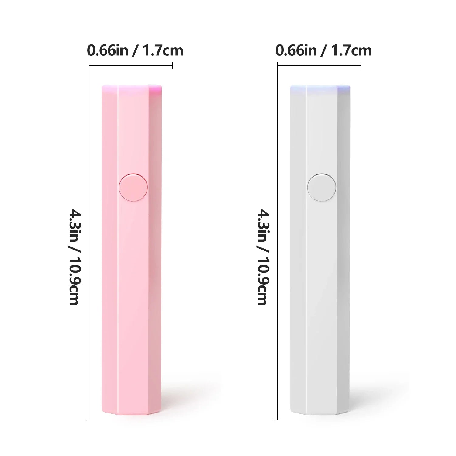 Portable Handheld Mini UV LED Nail Lamp – USB Type-C Rechargeable 3W Gel Polish Dryer for Quick Cure