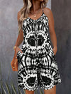 Women's Geometric Print Sleeveless Suspender Jumpsuit - Summer Streetwear with Pockets