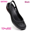Lightweight Anti-Slip Jelly Clogs for Women Flat EVA Sandals for Nurses Beach Casual