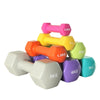 Hexagon Rubber-Coated Dumbbell for Women, Smooth Surface Built-In Iron Core — 0.5–5 kg (1.1–11 lb) Home Workout