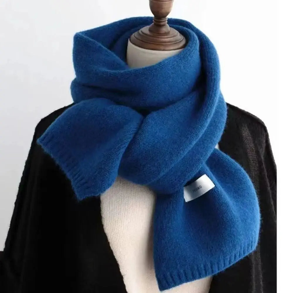 Women's Soft Cashmere-Feel Knit Winter Scarf — Long Thick Pashmina Shawl Wrap Hijab 22 x 160 cm (8.7 x 63 in)