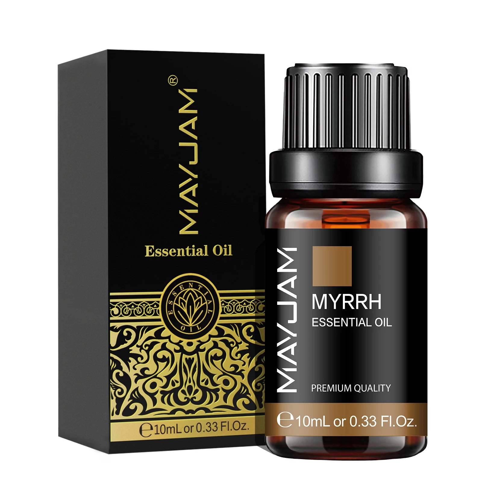 MAYJAM 10ml (0.34 fl oz) Pure Aromatherapy Essential Oil - Lavender, Jasmine, Eucalyptus, Vanilla, Sandalwood, Bergamot, Rosemary, Citronella, Cinnamon