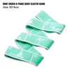 Multi-Section Yoga Resistance Band 85 x 4 cm (33.5 x 1.6 in), 8-Loop Elastic Pilates, Dance & Strength Training Strap for Adults & Kids