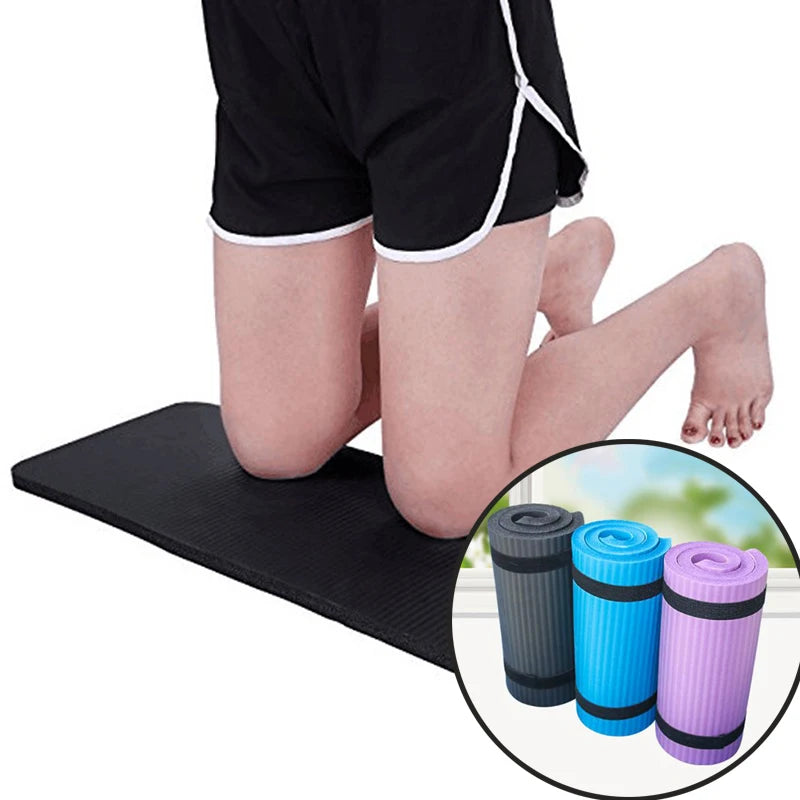 1.5cm Thick Non-Slip Yoga Knee Pad Foam Cushion, 60 x 25 cm (23.6 x 9.8 in) for Yoga, Pilates and Planks