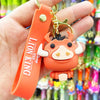 Lilo & Stitch Silicone Keychain Pendant - Cartoon Key Ring for Car, Phone & Bag (4–6 cm / 1.6–2.4 in)