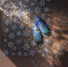5D Laser Christmas Nail Stickers Crystal Diamond Snowflake Self-Adhesive Nail Art