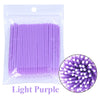 100-Pack Eyelash Microbrushes – Disposable Lash Extension Cotton Swabs for Precise Makeup Application & Cleaning