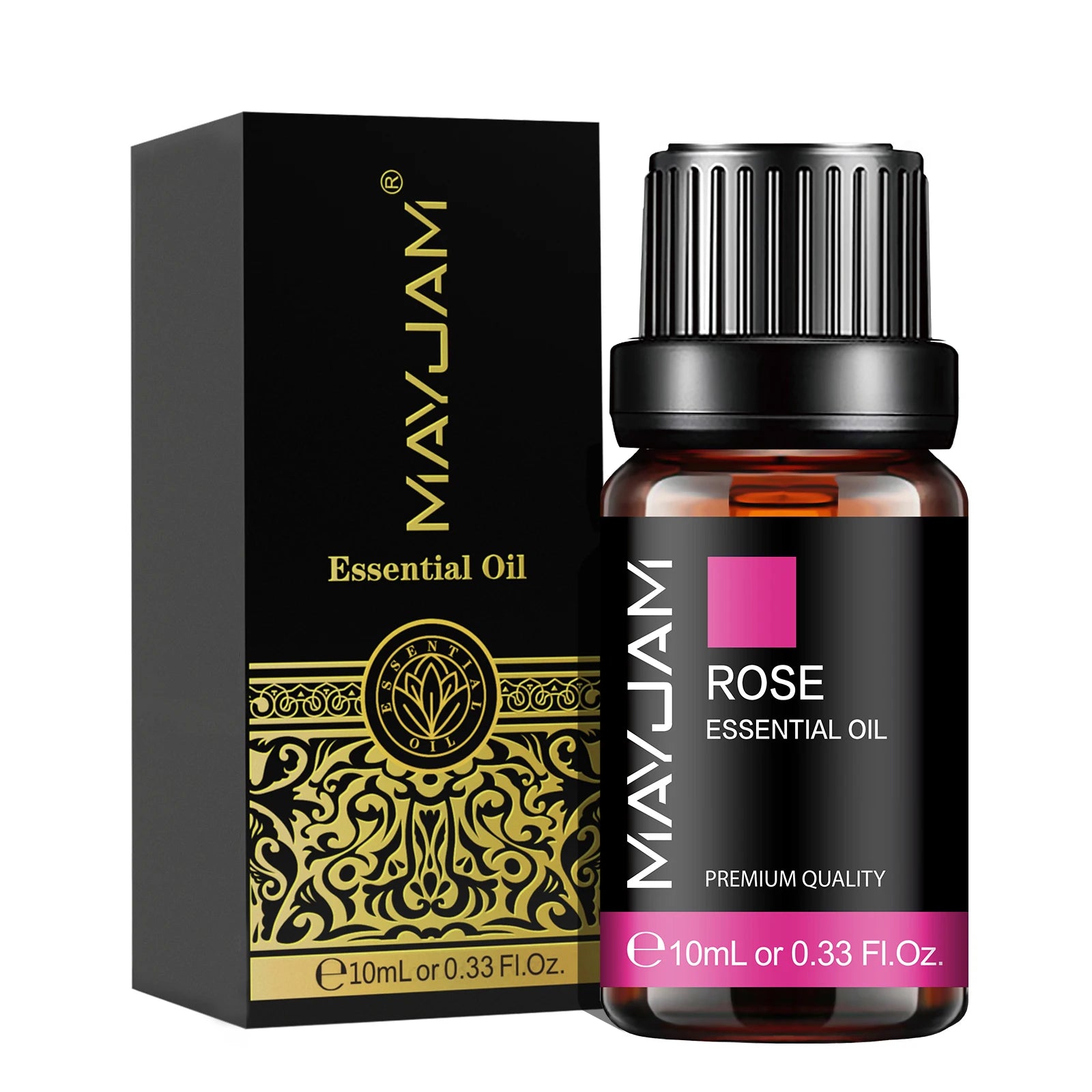 MAYJAM 10ml (0.34 fl oz) Pure Aromatherapy Essential Oil - Lavender, Jasmine, Eucalyptus, Vanilla, Sandalwood, Bergamot, Rosemary, Citronella, Cinnamon