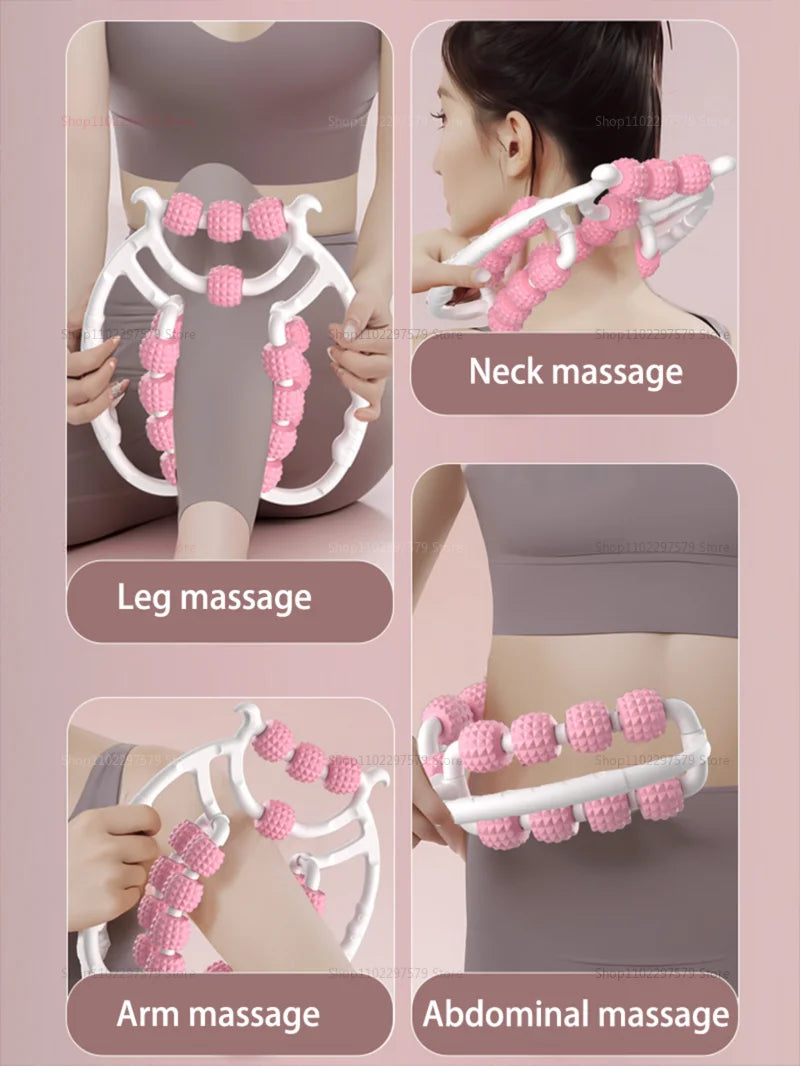 360° Leg Massager Roller – Thigh & Calf Clamp Foam Roller for Slimming and Muscle Relief