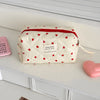 Cute Quilted Makeup Bag for Women – Cartoon Animal Cosmetic & Toiletry Pouch, Zipper Organizer (Small, Handbag, Tote)