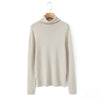 Plus Size Turtleneck Sweater Fine-Needle Knit Slim Pullover for Women Autumn Winter