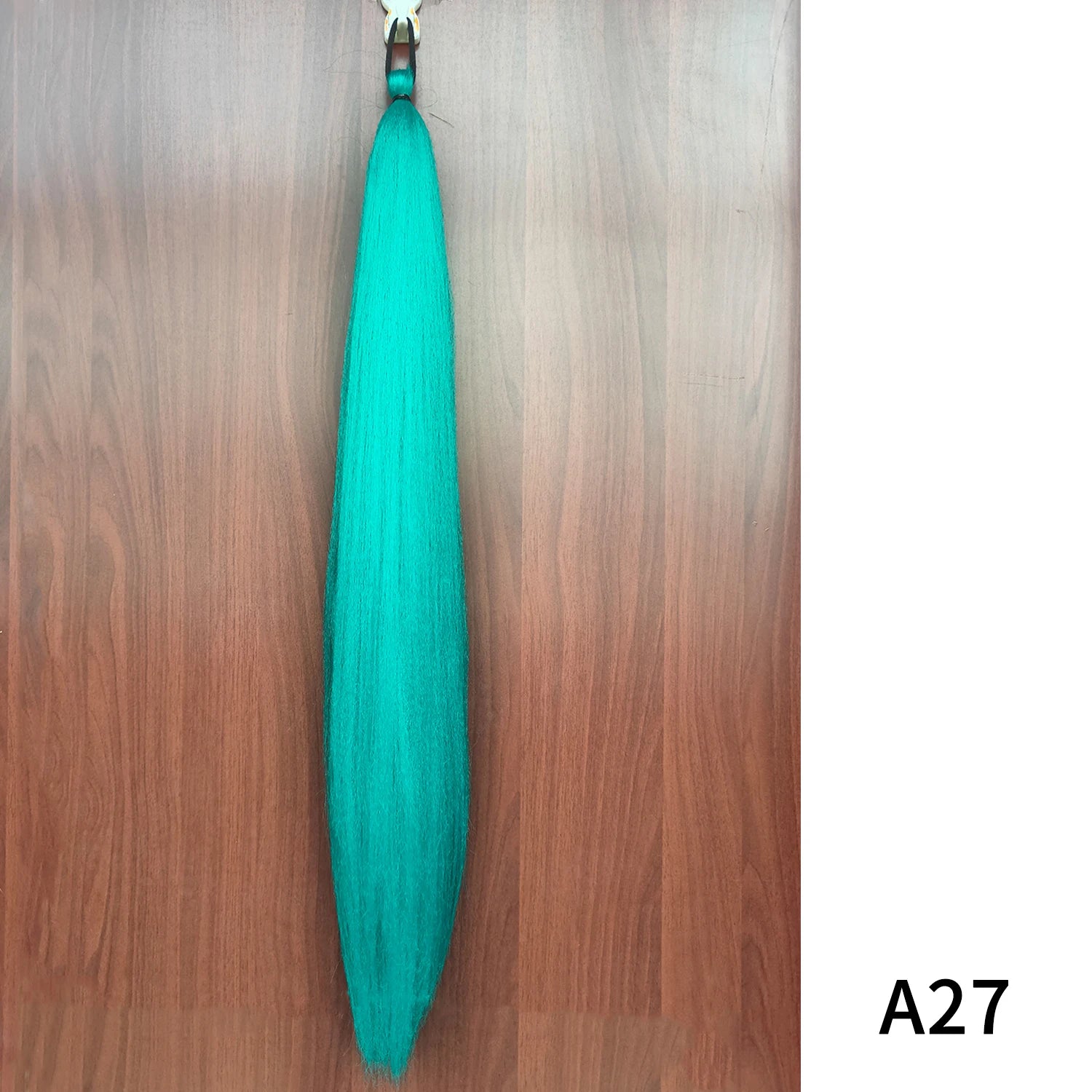 Purple Synthetic Ponytail Extension with Elastic Band – Long Straight Yaki Hairpiece for Braids & DIY Styles