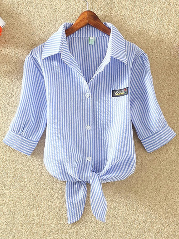 Women's Chiffon Short Sleeve Blouse Lightweight Summer Casual Office Shirt - White