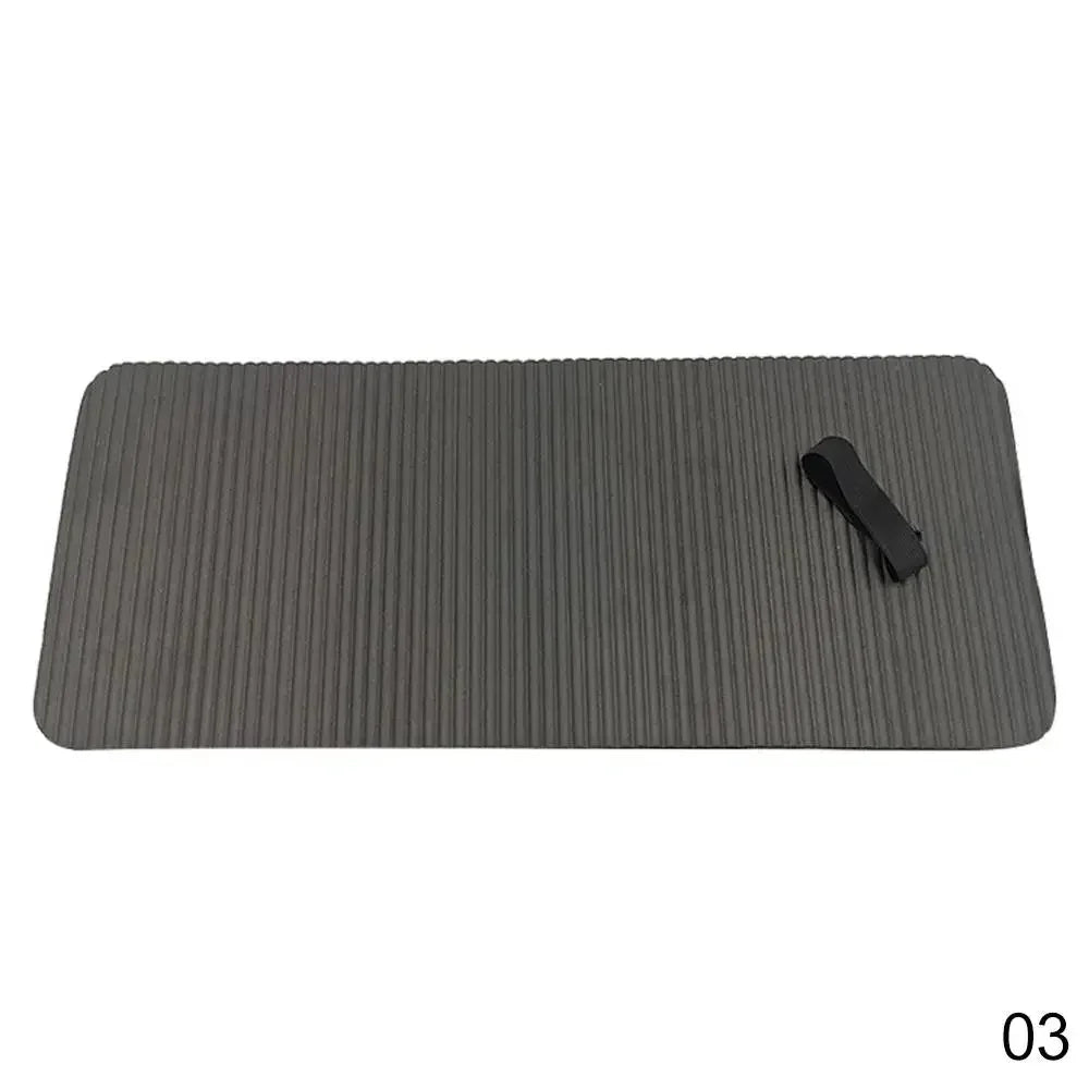 Yoga Knee Pad 15mm Thick Non-Slip Exercise Pad — Large 23.6×9.8 in (60×25×1.5 cm) & Small 11.4×7.5 in (29×19×1.5 cm) for Pilates, Gym & Meditation