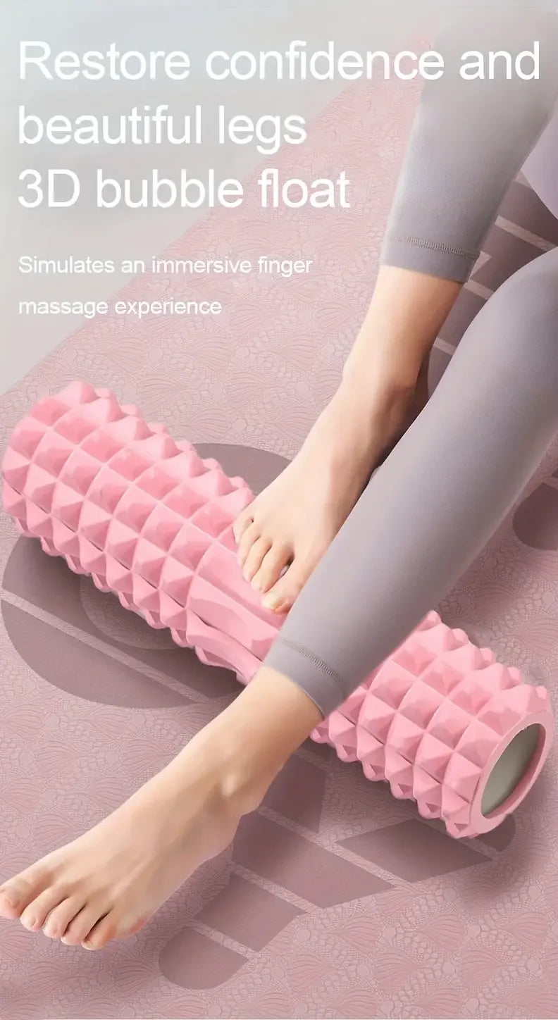 Yoga Foam Roller – Soft Pilates & Fitness Massage Roller for Back, Myofascial Release & Muscle Recovery