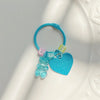 Cute Anime Animal Acrylic & Zinc Alloy Keychain with D-Shaped Buckle – Playful Bag Charm for Women