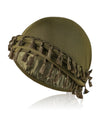 Vintage Twist Turban Head Wrap for Men - Stretch Modal & Satin Drawstring Scarf, Machine Washable