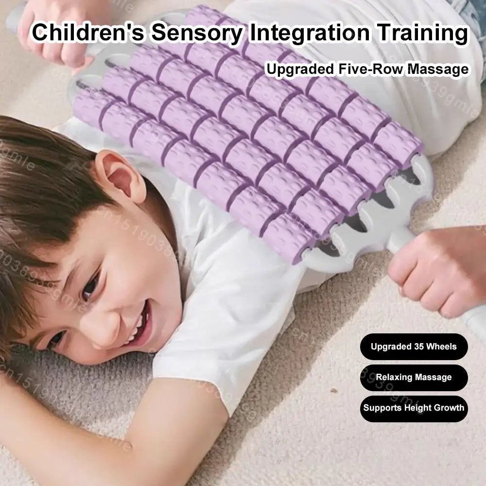 Portable Slimming Roller Massager Deep Tissue Lymphatic Muscle Roller for Legs Back Body