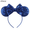 Disney Minnie Sequin Ear Headband with Polka Dot Bow, Girls & Women Party Hairband, Kids DIY Hair Accessory